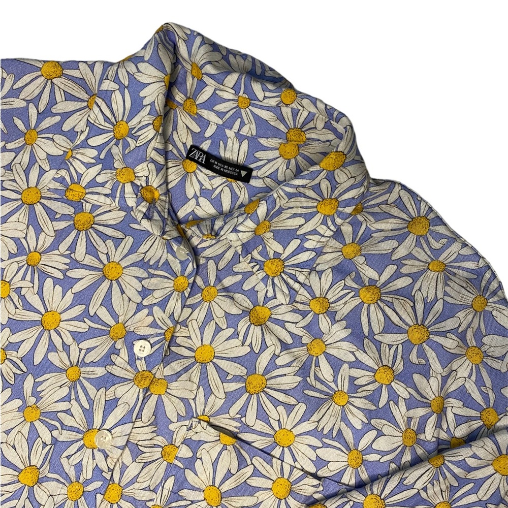 Zara floral crop top